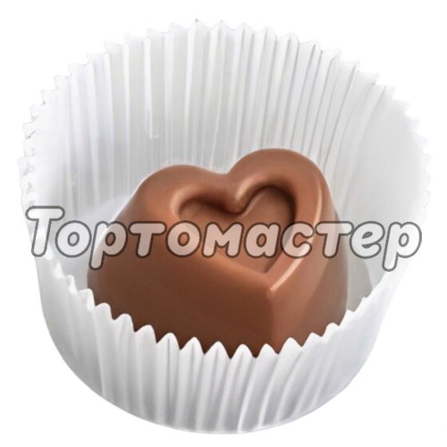 Форма пластиковая для шоколада "Сердечки" 21 шт