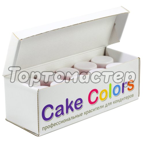 Набор красителей пищевых сухих CAKE COLORS 10 шт 