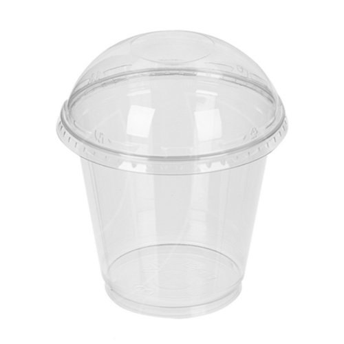 Стакан пластиковый с крышкой 200 мл 134703