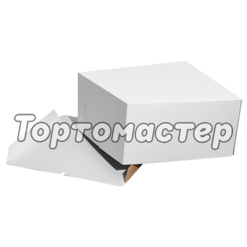 Коробка для торта белая 30х30х19 см ForG STANDARD W 300*300*190 S