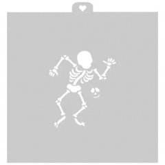 Трафарет кулинарный LUBIMOVA Танцующий скелет