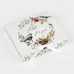 Коробка для сладостей "Зимние птицы" 20х18х5 см 5004058