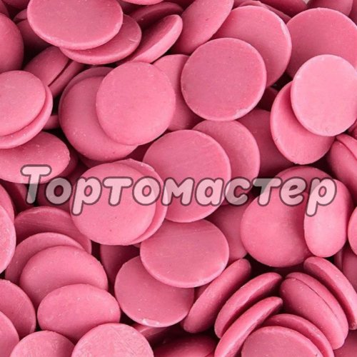 Шоколадная глазурь розовая со вкусом малины ШОКОМИЛК 250 г 