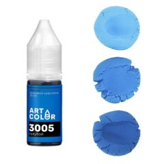 Краситель пищевой гелевый водорастворимый Art Color Electric 3005 Голубой 10 мл