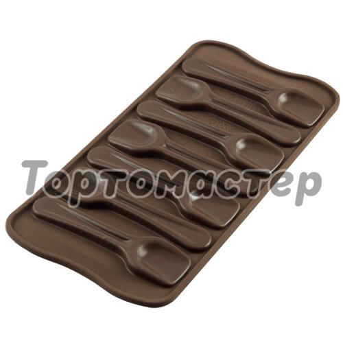 Форма силиконовая для шоколада Silikomart Ложки 7 шт SCG28 