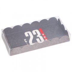 Коробка для сладостей с окном "23 февраля" 21х10,5х3 см 7155218