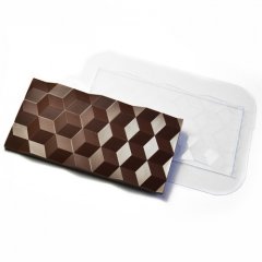Форма пластиковая Плитка шоколада Кубики
