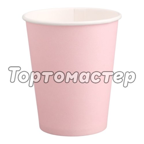 Стакан бумажный Розовый 250 мл 4488766