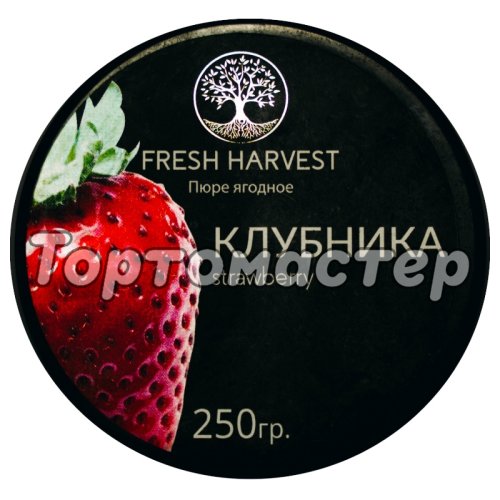 Пюре замороженное Fresh Harvest Клубника 250 г 