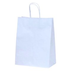 Пакет с ручками Белый 26х35х15 см 