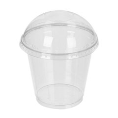 Стакан пластиковый с крышкой 200 мл 134703