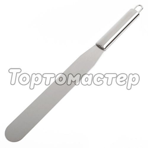 Лопатка (спатула) прямая с металлической ручкой 20 см 2834531