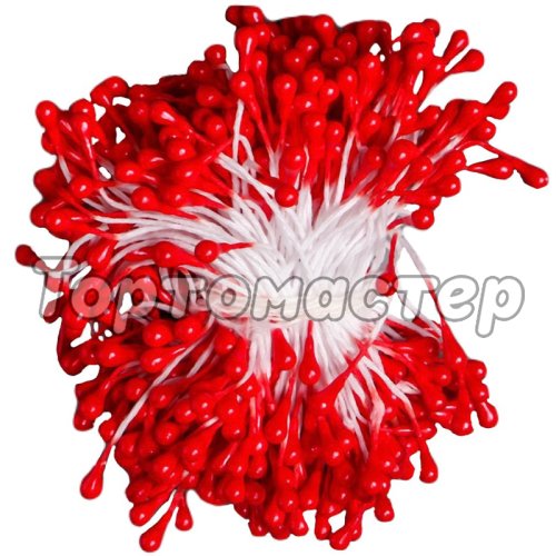 Тычинки для цветов длинные Красные 1,5 мм 400 шт 7445364