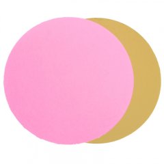 Подложка под торт Золото/Розовый 3,2 мм 28 см
