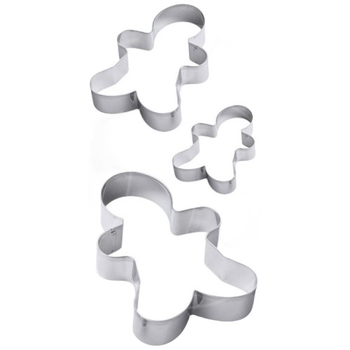 Набор металлических вырубок "Пряничный человечек" 3 шт 10619499