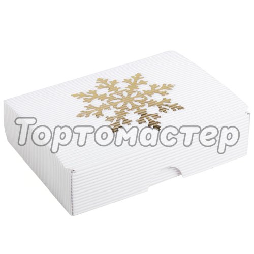 Коробка для сладостей «Золотая снежинка» 21х15х5 см 4442331