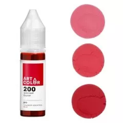 Краситель пищевой гелевый водорастворимый Art Color "Pro 200 Красный бархат" 60 мл ARTC-10455-60