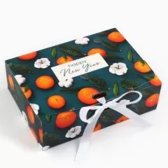 Коробка для сладостей "Мандарины" 16,5х12х5 см 5004052
