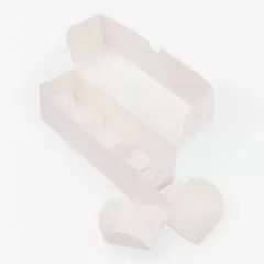 Коробка для 3 моти с пластиковым окном белая 19х5,5х5,5 см 293090