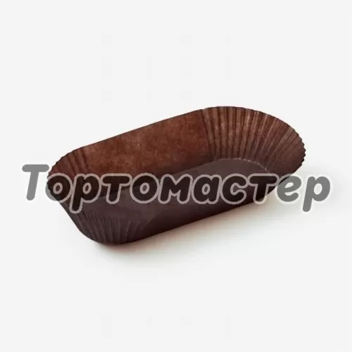 Капсула бумажная Эклер коричневая 60 шт ForG CAPSULE O B 35*136*26,5 G     OV7 - 50 BR.1000, 35*136 корич.