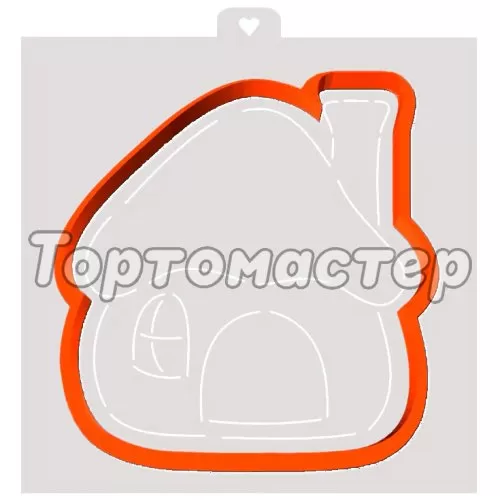 Вырубка пластиковая и трафарет LUBIMOVA "Домик" LC-00010049