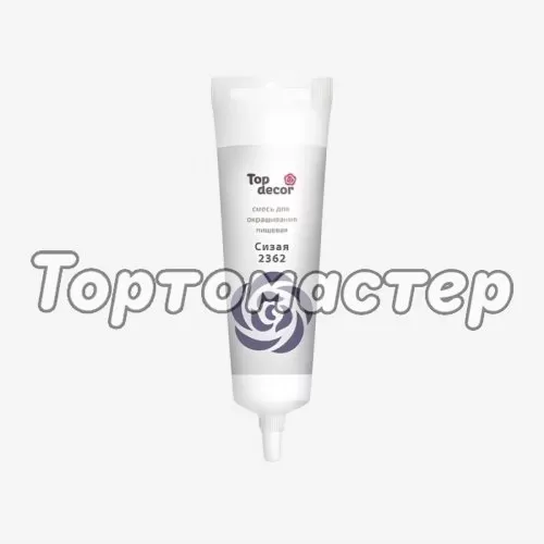 Краситель пищевой гелевый водорастворимый Top Decor "Сизый" 100 г hk69461
