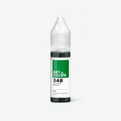 Краситель пищевой гелевый водорастворимый Art Color "Pro 348 (350) Зелёный бархат" 15 мл 348