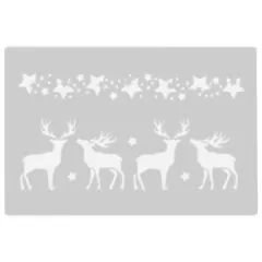 Трафарет кулинарный "Сказочные олени" ТСКнг-36