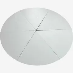 Подложка под итальянский пирог ЛХДФ 3 мм D40 см 6 шт 