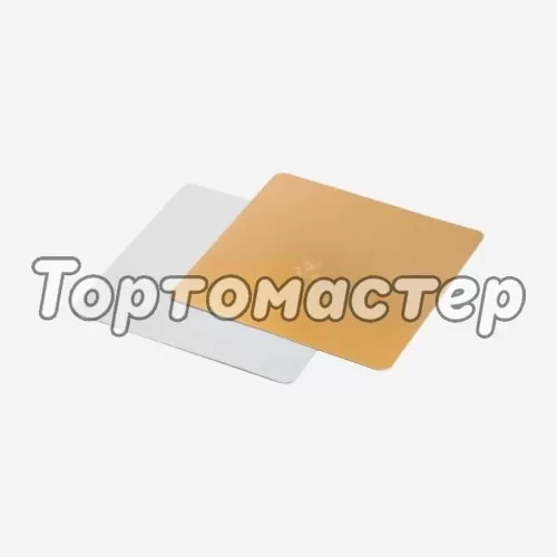 Подложка под торт Золото/Белый 1,5 мм 24х24 см ForG BASE 1,5 G/P 240*240