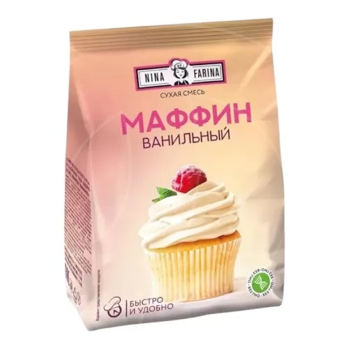 Смесь для приготовления маффина ванильного Nina Farina 300 г 